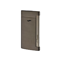 st dupont slim 7 lighter brushed grey