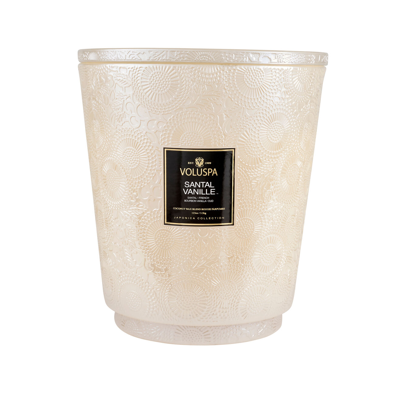 voluspa santal vanille 5 wick hearth candle