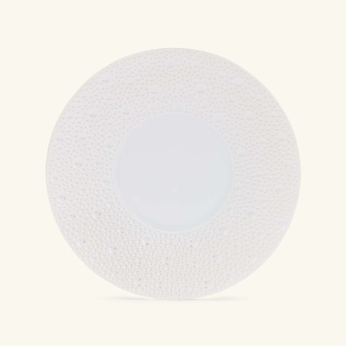 bernardaud ecume tea cup   saucer white set of 2