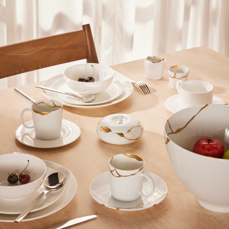 bernardaud kintsugi box gold