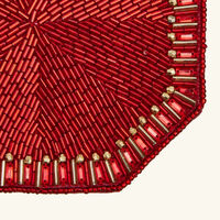 طقم لوكسور المؤلف من 4 قواعد أكواب حمراء كيم سيبيرت طقم لوكسور المؤلف من 4 قواعد أكواب حمراء