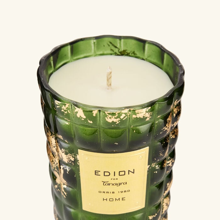 edion iris green scented candle 300g