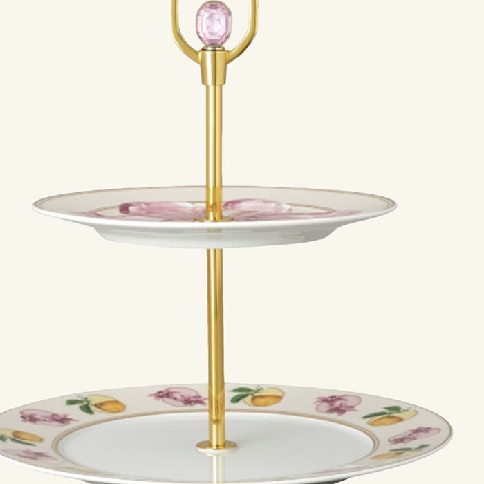 rosenthal idyllia 2 tiers cake stand marshmallow