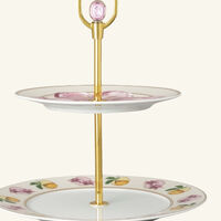 Idyllia 2 Tiers Cake Stand Marshmallow rosenthal idyllia 2 tiers cake stand marshmallow