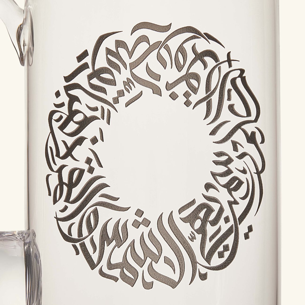 دملاج إبريق المشروبات الباردة قمر بتصميم شفاف