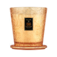 voluspa spiced pumpkin latte 3 wick hearth candle