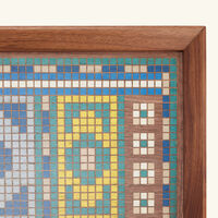 aya the art of living dome of the rock mosque tray rectangular large blue