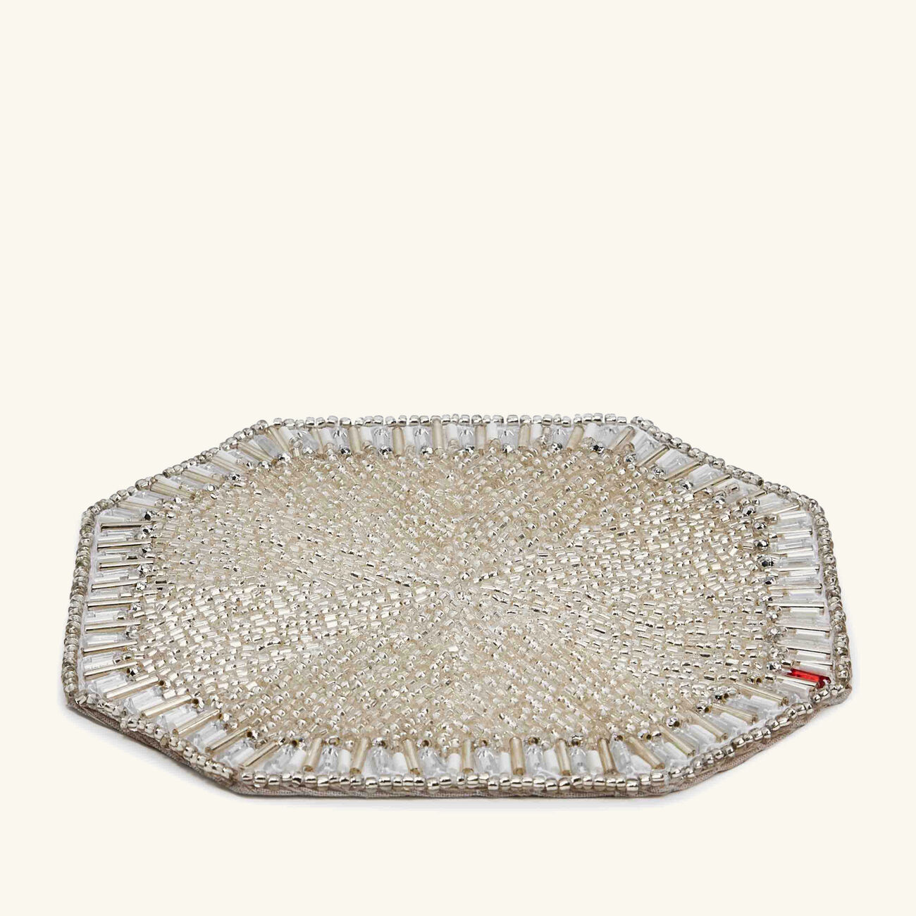 Louxor Coaster Silver Set Of 4 kim seybert louxor coaster silver set of 4