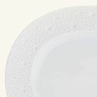 bernardaud ecume serving platter oval white 21cm