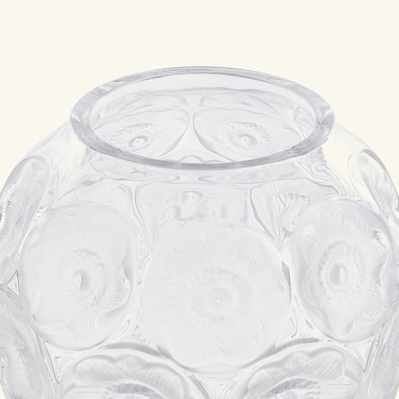 Anmones Vase Medium Clear lalique anmones vase medium clear