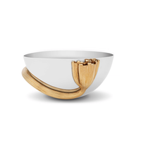 Deco Leaves Bowl, small