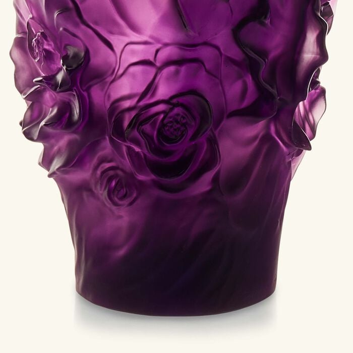 Camellia Vase Large Purple daum camellia vase large purple
