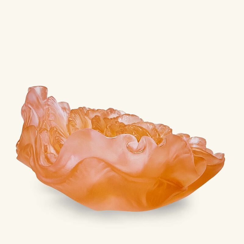 Rose Royale Flower Figurine Small Orange daum rose royale flower figurine small orange