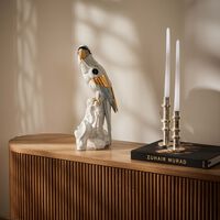 Macaw Bird Cyborg Sculpture Medium White lladro macaw bird cyborg sculpture medium white