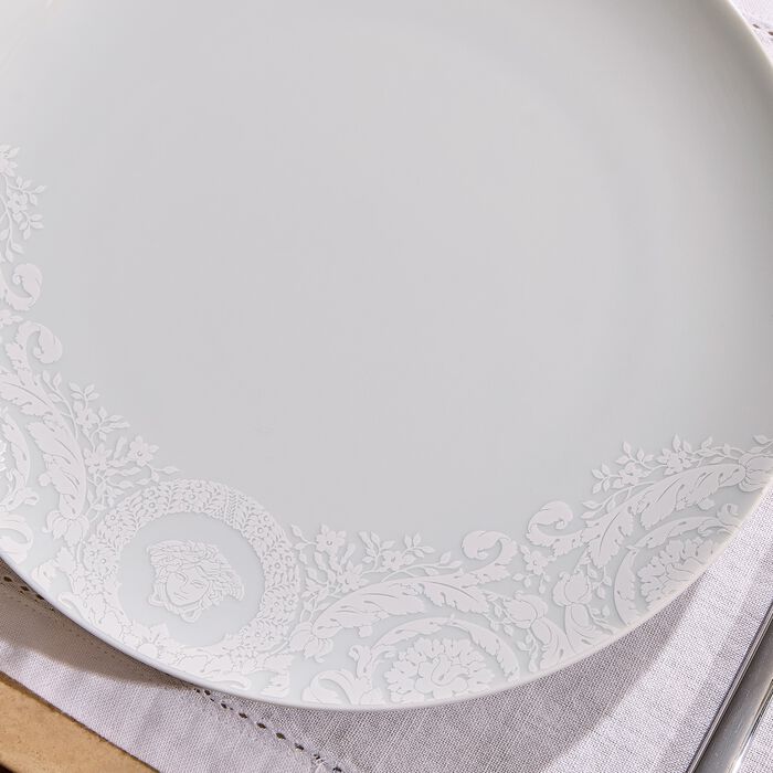 Barocco'92 Bianco Dinner Plate Round White 28cm versace barocco 92 bianco dinner plate round white 28cm