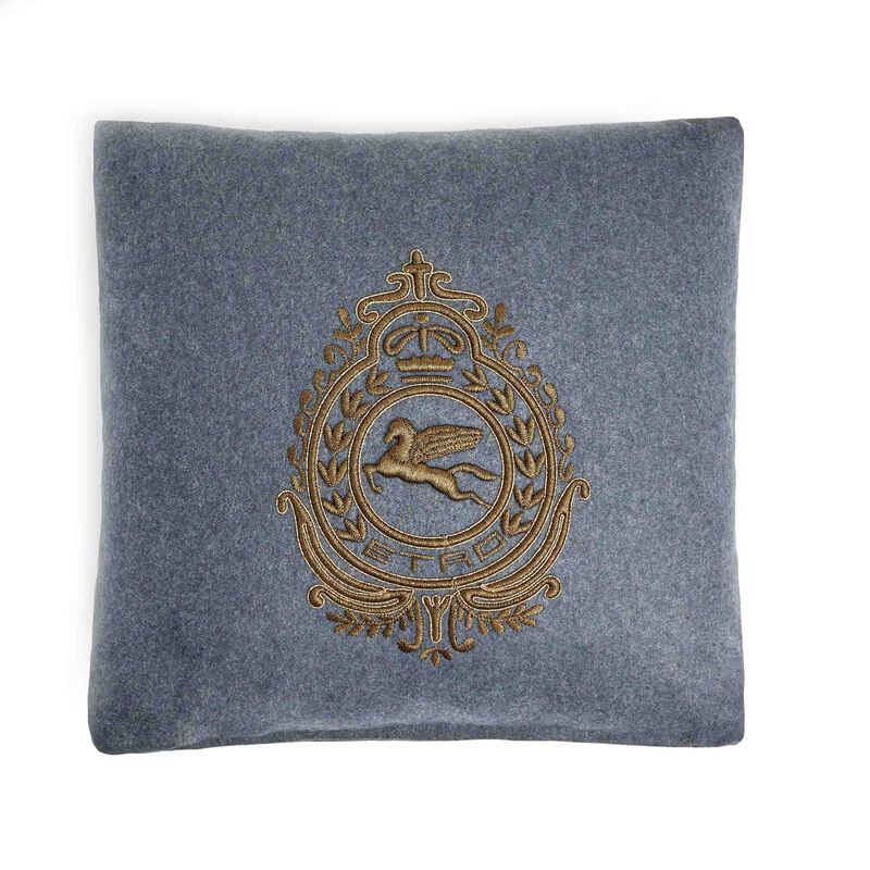 Estrie Embroidered Cushion, large