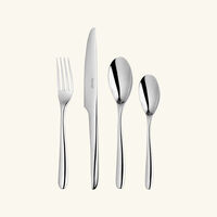 christofle la trousse 4 pc medium sized stainless steel set