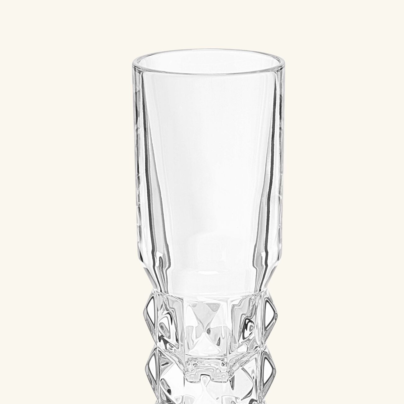 baccarat louxor drinking glass clear set of 2