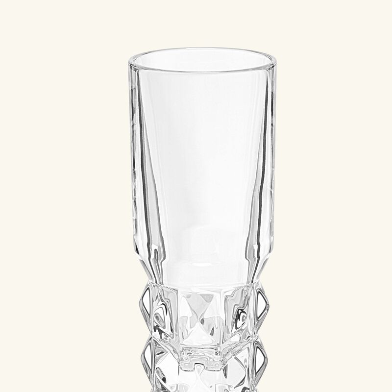 baccarat louxor drinking glass clear set of 2