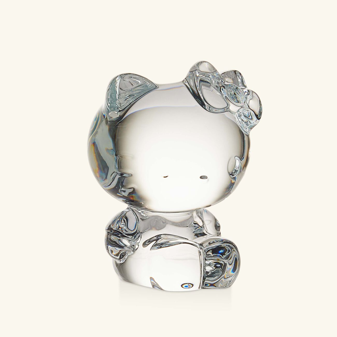 Happiness Paradise Hello Kitty Figurine Clear Small baccarat happiness paradise hello kitty figurine clear small