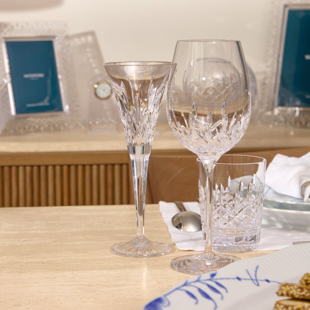 Lismore Champagne Glass Clear Set Of 2 waterford lismore champagne glass clear set of 2