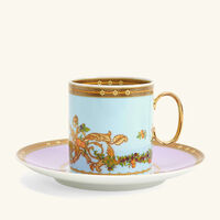le jardin de versace coffee cup blue