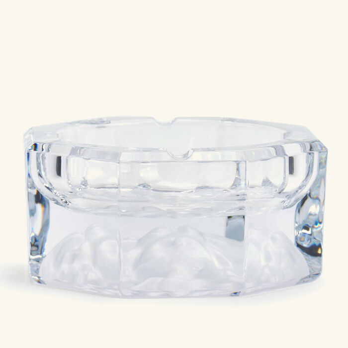 versace medusa lumiere ashtray octagonal small clear