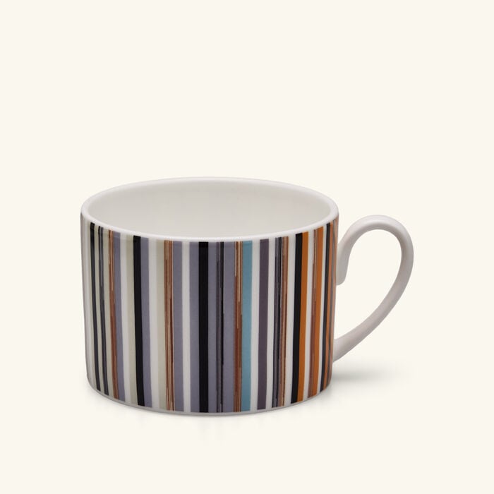 STRIPES Tea Cup & Saucer Set of 2 missoni home stripes tea cup saucer set of 2