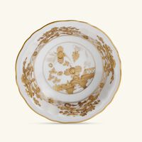 ginori 1735 oriente italiano fruit bowl gold