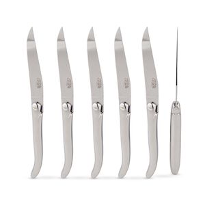 Set of 6 - Philippe Starck Stainless Steel Table Knives, medium