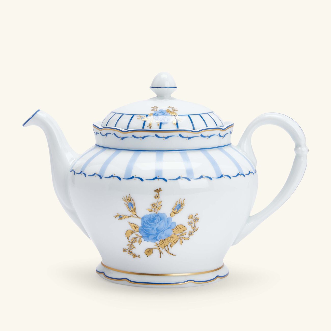 bernardaud brocante tea pot blue