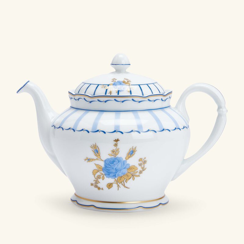 bernardaud brocante tea pot blue