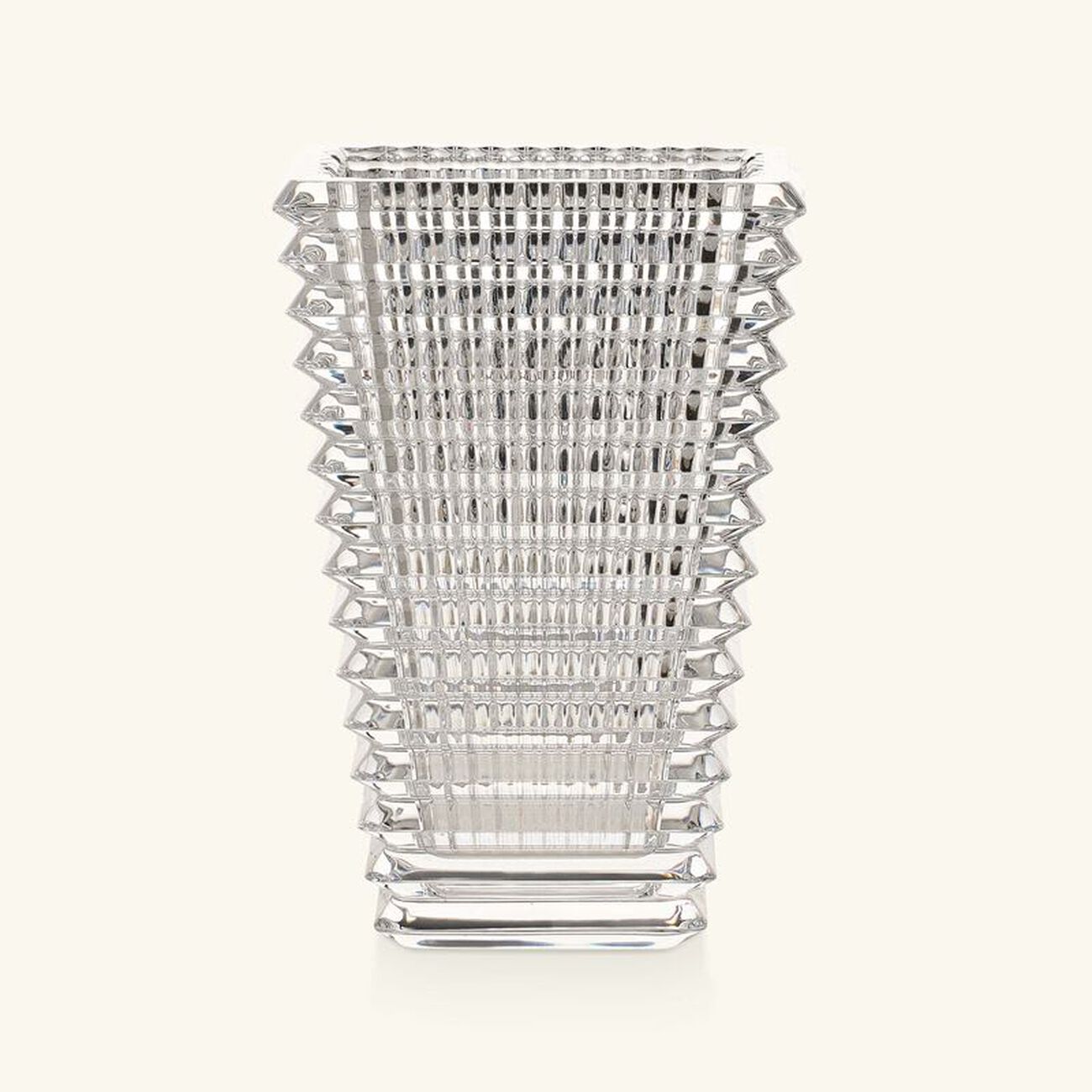 باكارا مزهرية آي مستطيلة صغيرة شفافة