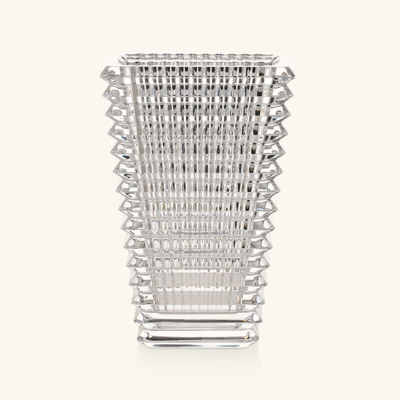 باكارا مزهرية آي مستطيلة صغيرة شفافة