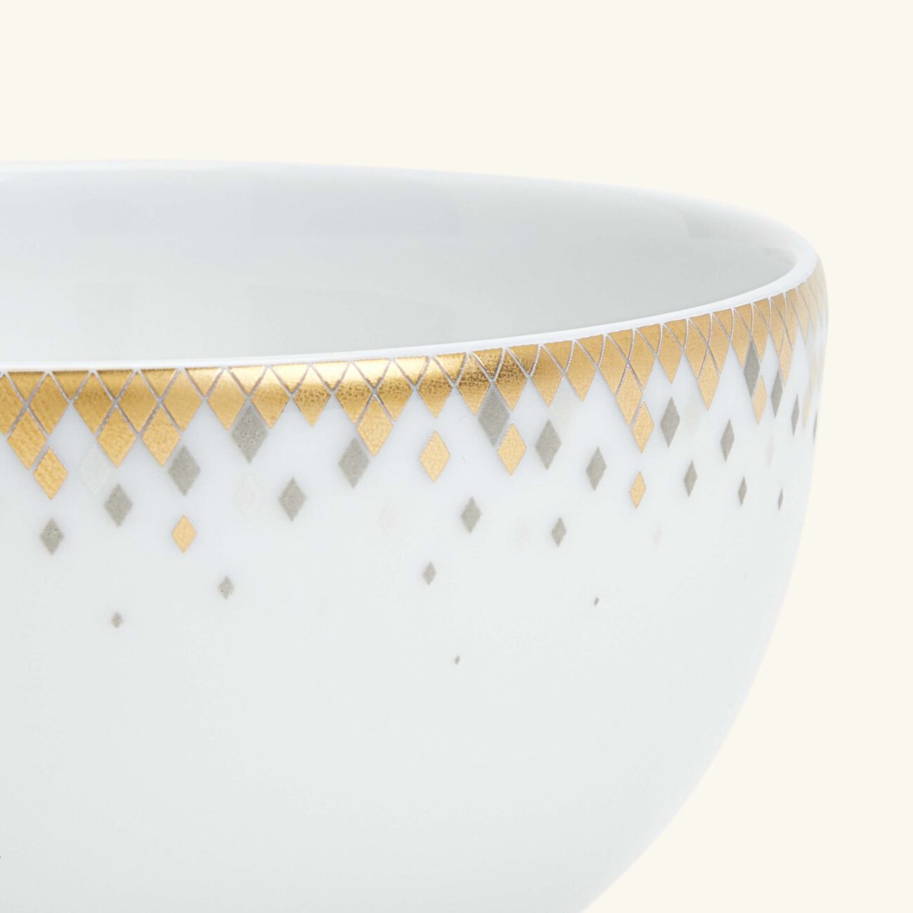 haviland souffle d or soup bowl gold 9cm set of 2