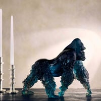 Gorrila Sculpture Medium Blue Limited Edition daum gorrila sculpture medium blue limited edition
