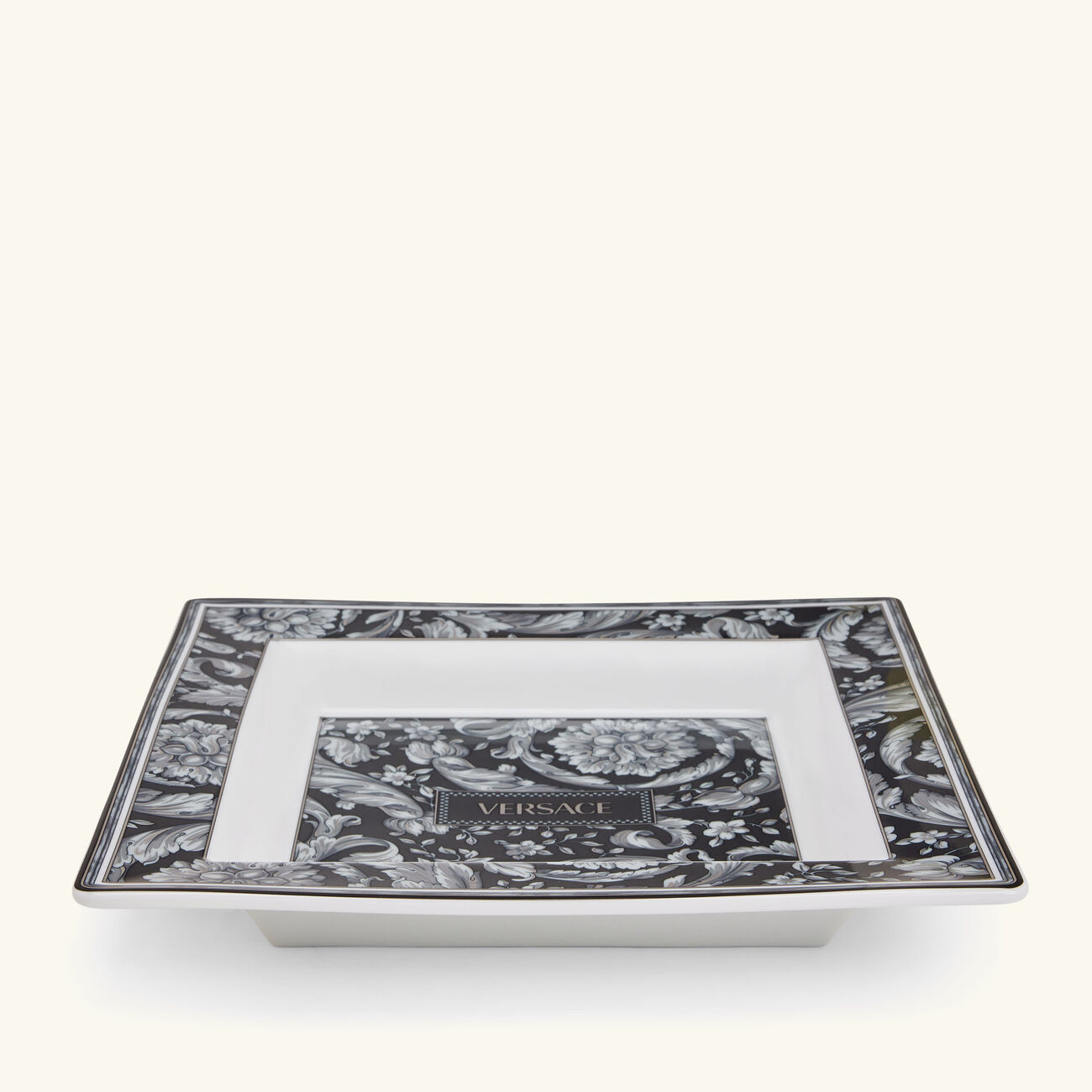 فيرساتشي صينية الحلى والمجوهرات باروكو مربعة متوسطة الحجم