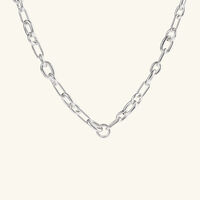 Chri-Chri Chain Necklace Sterling Silver Size 1 christofle chri chri chain necklace sterling silver size 1