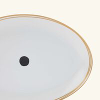 bernardaud aboro serving platter oval white 39cm