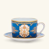 برناردو فنجان الشاي أو روا مع صحنه أزرق