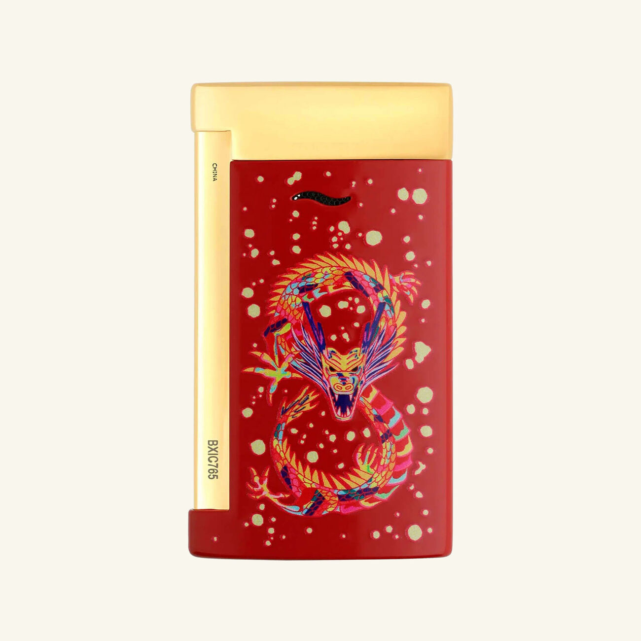 Slim 7 Year Of The Dragon Lighter Red st dupont slim 7 year of the dragon lighter red