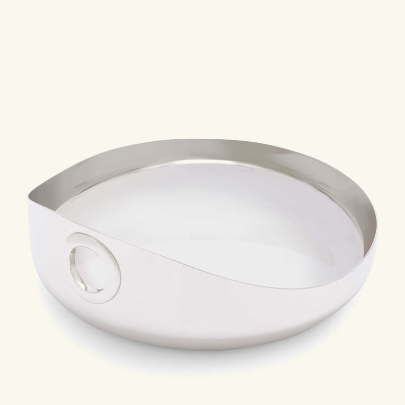 oh de christofle serving bowl large stainless steel