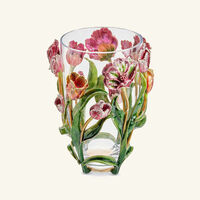 jay strongwater athena tulip vase medium pink