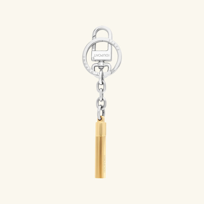 Chrome Keyring Gold st dupont chrome keyring gold