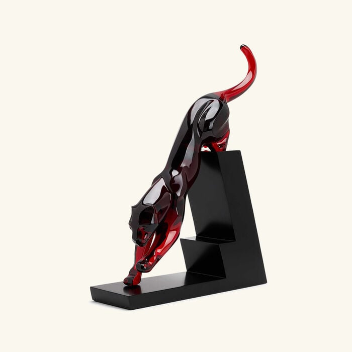 baccarat panther the leap sculpture limited edition of 200