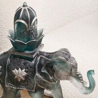 Shalmara Elephant Sculpture Limited Edition Blue daum shalmara elephant sculpture limited edition blue