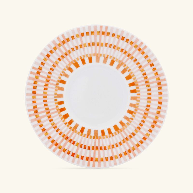 bernardaud terra rosa coffee cup   saucer orange set of 2