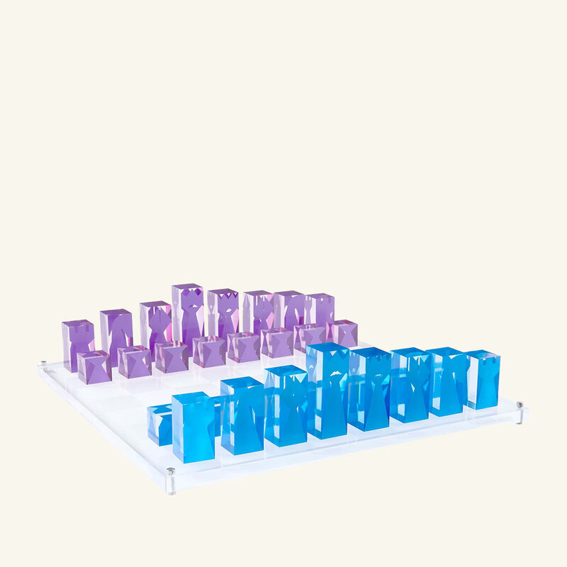 jonathan adler acrylic chess set