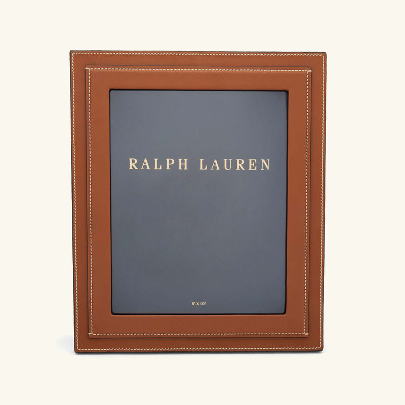 ralph lauren home brennan picture frame large brown 20x25cm