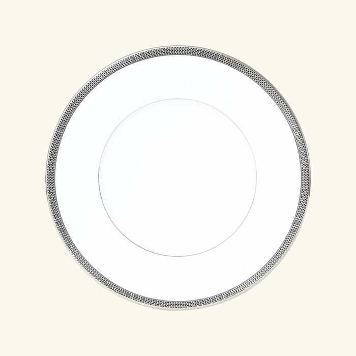 bernardaud maille platine salad plate white 21cm